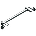 1000kg Suspension beam axle - 4/100 hubs 1460mm holes (large mounting plate)