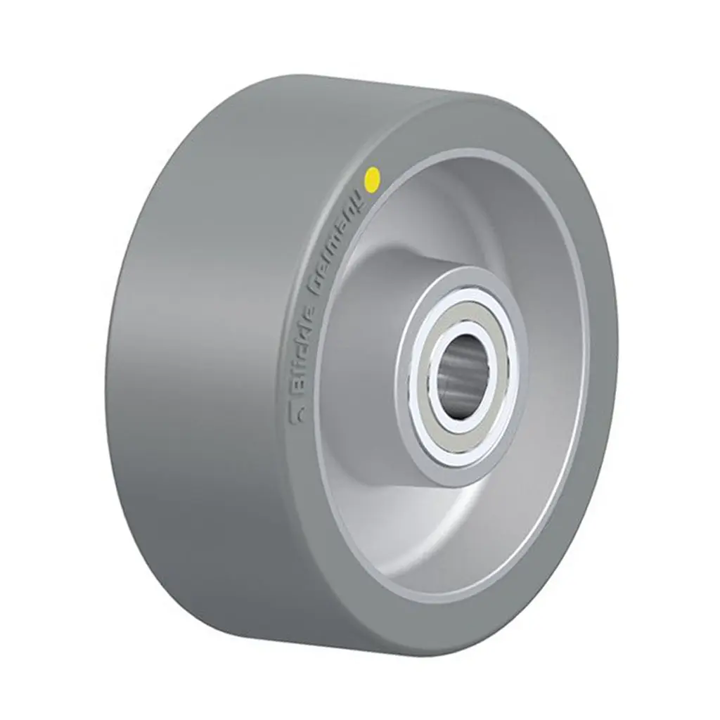 ALTH 100/15K-AS Wheel series 100mm antistatic grey Extrathane­® polyurethane on aluminium centre 15mm bore hub length 45mm ball bearings 350kg