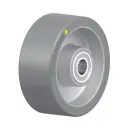 ALTH 100/15K-AS Wheel series 100mm antistatic grey Extrathane­® polyurethane on aluminium centre 15mm bore hub length 45mm ball bearings 350kg