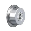 SPKVS 75K Wheel series 75mm flanged solid steel 20mm bore hub length 40mm ball bearings 800kg