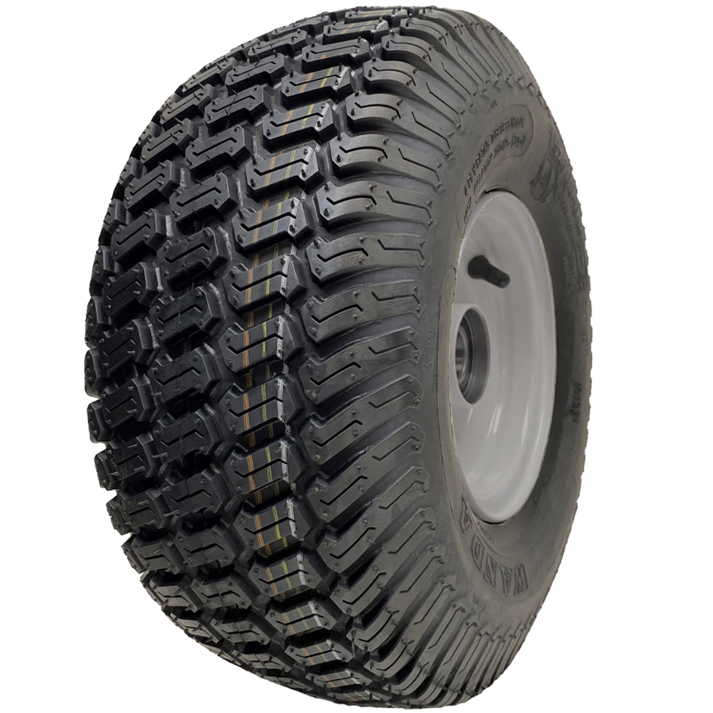 15x6.00-6 4pr Journey P332 grass tyre E-marked on steel rim 20mm ball bearing 65mm hub length, 259kg load capacity
