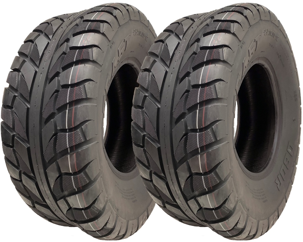 Set of 2 - 25x10.00-12 6ply OBOR Beast tyre TL