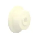 SPKGSPO 75G Wheel series 75mm flanged cast nylon 20mm bore hub length 47mm plain bearing 380kg