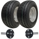 Trailer kit - 20.5x8.00-10 4ply TRAILER WHEEL 4/100 & Hub & Stub axle 4/100 M12 wheel bolt 35x35mm Hi speed(Alko)