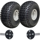 ATV Trailer Kit, 22x11.00-8 4pr P323 Knobby tyre, Hub/stub axle 35x35mm (Alko), no hitch, 310kg load capacity