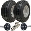 20.5x8.0-10 4ply trailer kit, 35x35mm(Alko) 4/100, SPP pressed steel hitch