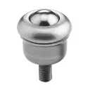Ball Transfer Unit, Thread M8x30mm Fixing, Carbon Chrome Load Ball Diameter 19mm