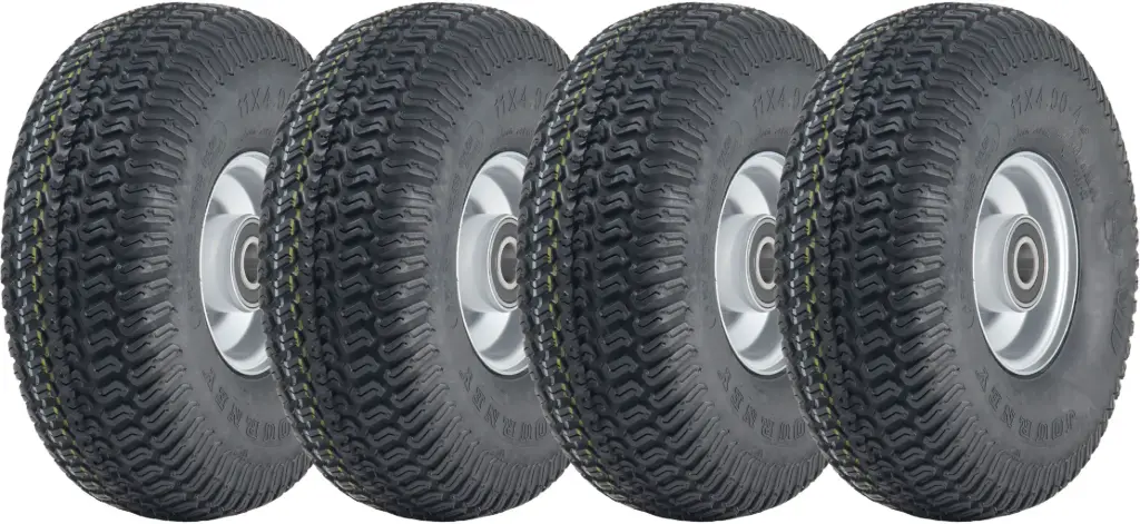 Set of 4 - 11x4.00-4 P332 GRASS on 20BB