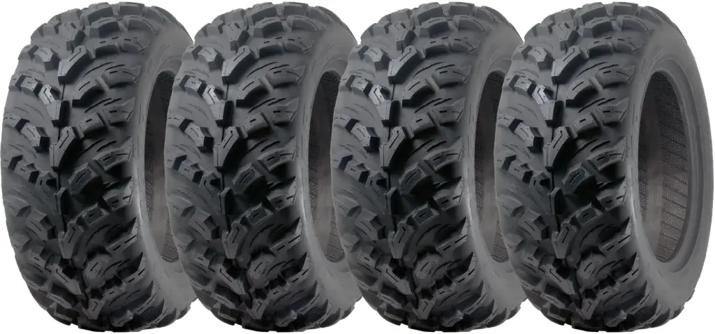 Set of 4 - 26x10.00-14 6ply OBOR Pinacle Tyre TL, 32psi, 265kg