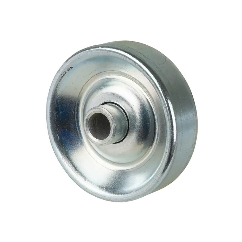 A65.049 Wheel series 48mm sheet steel 8.2mm bore hub length 24mm ball bearing 7.3kg