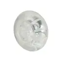 A73.050 Wheel series 50mm transparent polypropylene, skater-wheel style, 8mm bore hub length 22mm plain bearing 40kg