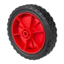 A75.165 Wheel series 175mm black PVC tyre on polypropylene centre 12mm bore hub length 33mm plain bearing 40kg