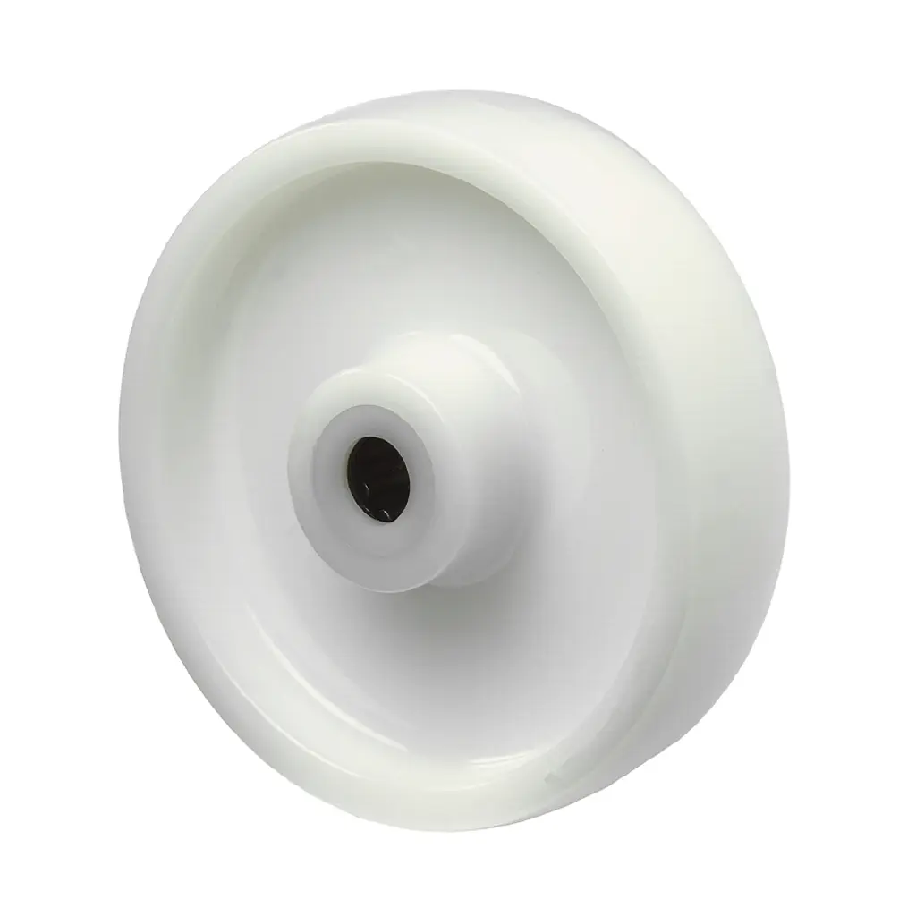 B10.125 Wheel series 125mm polypropylene 15mm bore hub length 48mm roller bearing 250kg