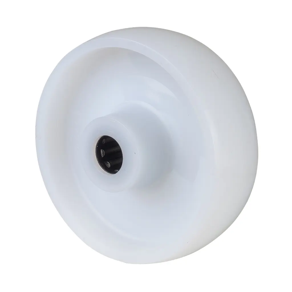 B10.126 Wheel series 125mm nylon 20mm bore hub length 58mm roller bearing 250kg