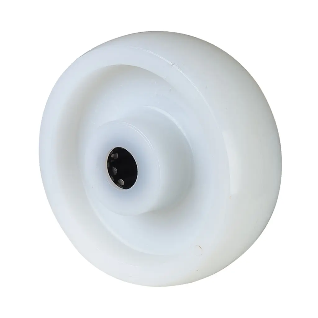 B10.127 Wheel series 125mm nylon 20mm bore hub length 58mm roller bearing 750kg