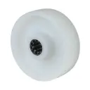 B10.130 Wheel series 125mm nylon 20mm bore hub length 50mm roller bearing 300kg