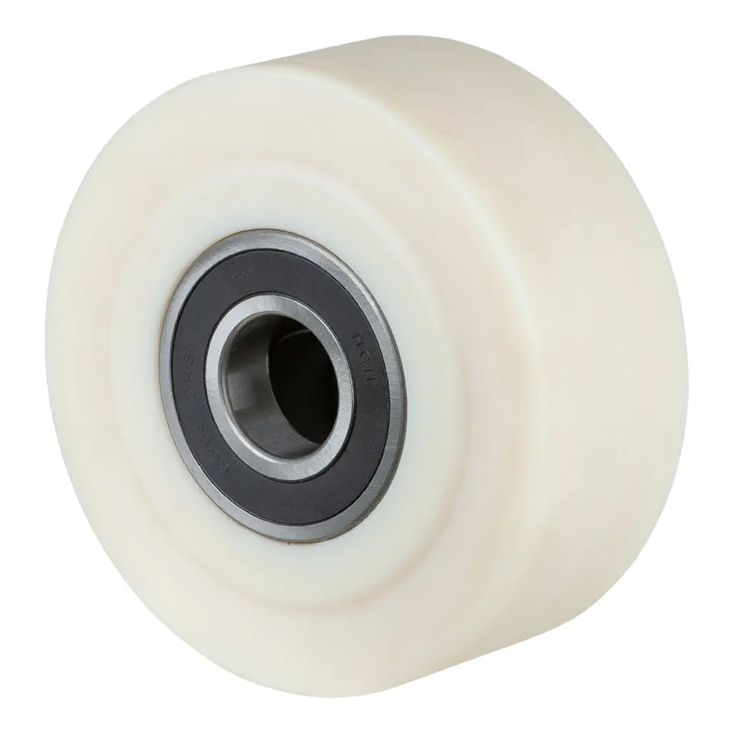 B16.205 Wheel series 200mm cast nylon 45mm bore hub length 85mm ball bearing 4500kg