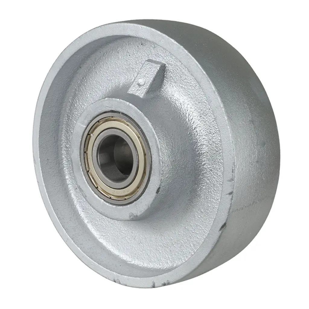 C81.153 Wheel series 150mm cast iron 25mm bore hub length 60mm ball bearings 600kg