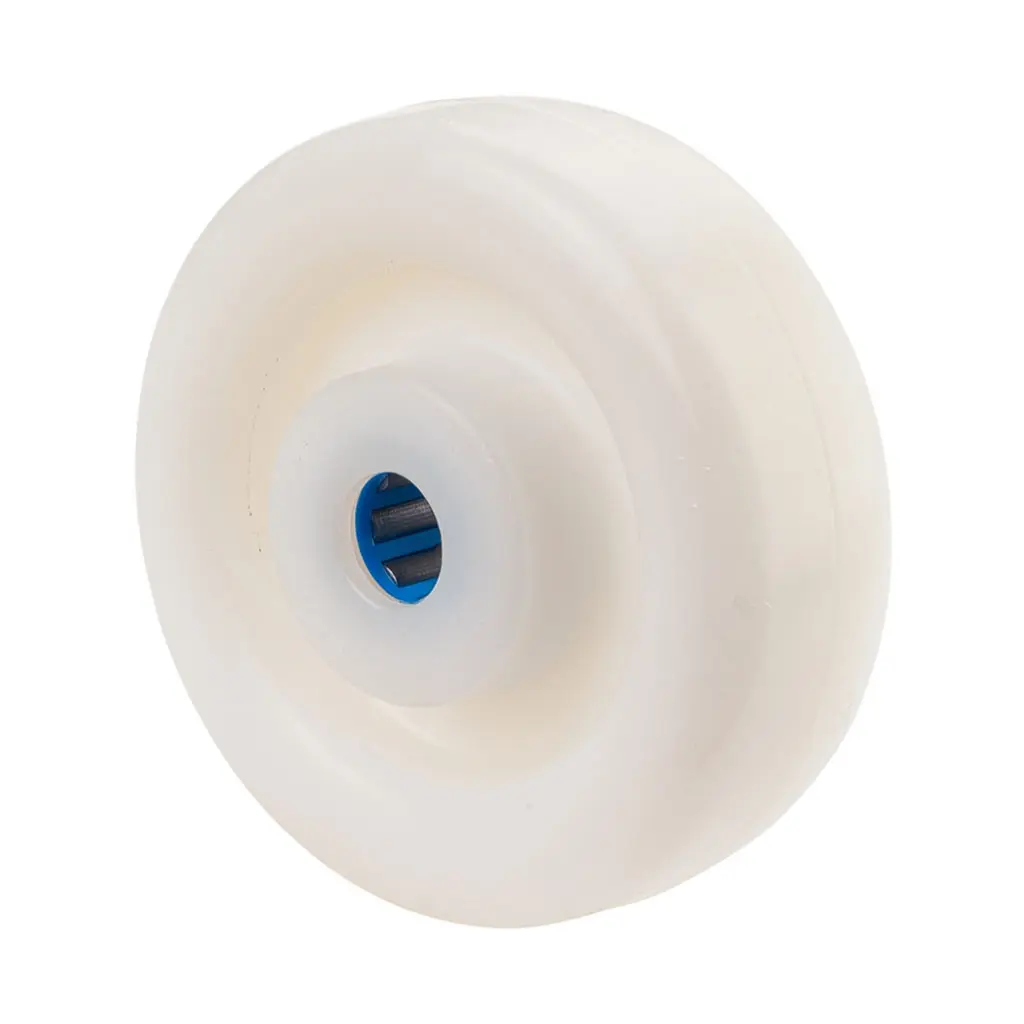 B14.101 Wheel series 100mm nylon 15mm bore hub length 40mm stainless steel roller bearing 400kg