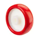B26.101 Wheel series 100mm red polyurethane on nylon centre 12mm bore hub length 40mm plain bearing 140kg