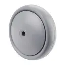 B39.160 Wheel series 160mm grey soft polyurethane on nylon centre 12mm bore hub length 62mm single ball bearing 250kg