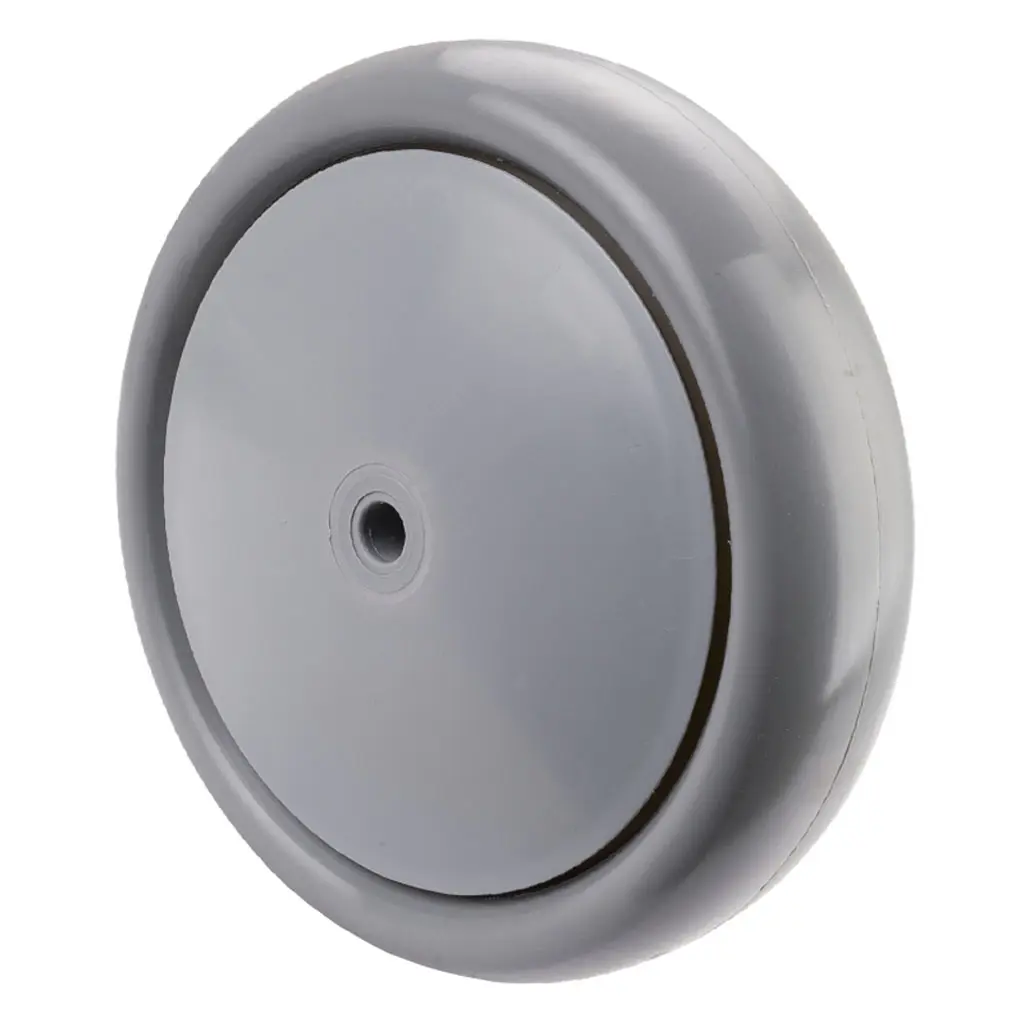 B39.200 Wheel series 200mm grey soft polyurethane on nylon centre 12mm bore hub length 62mm single ball bearing 300kg
