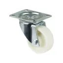 L400.B10.080 80mm swivel top plate 104x80mm castor with polypropylene roller bearing wheel 125kg