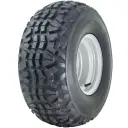 23x11.00-10 4pr Journey P3077 utility Wheel 4/100/60 Silver Rim