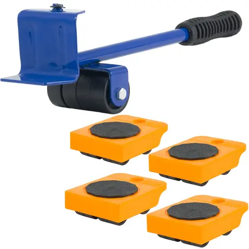 Furniture slider mover set heavy-duty with lifter 150kg load capacity (set of four sliders)