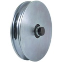 160mm Round groove wheel 20.5mm groove 2 ball bearing 