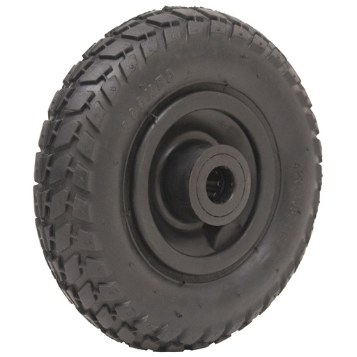 200x50 4ply Pneumatic wheel plastic rim 20x59mm roller bearing 100kg
