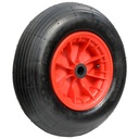 4.80/4.00x8 4ply Plastic pneumatic wheel 25x75mm roller bearing 200kg