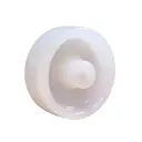 Wheel series 50mm nylon 6.5mm bore hub length 25mm plain bearing 50kg
