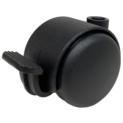 GR50mm twin wheel swivel brake castor (no fitting) 50kg