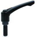M10x20 Die cast Zinc clamping handle 