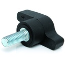 M6x30 thermoplastic wing knob (Zinc thread)