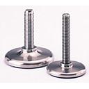M16x150x80mm LOW PROFILE STAINLESS FOOT FIXED THREAD