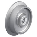 Wheel series 250mm flanged cast iron 40mm bore hub length 90mm ball bearing 3500kg