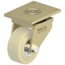 LS-GSPO 202K 200x80mm swivel top plate 255x200mm castor with cast nylon ball bearing wheel 4500kg.