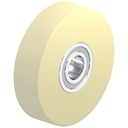 GSPO 500/100K 500mm cast nylon wheel100mm bore hub length 130mm ball bearing 15000kg.