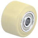 Wheel series 65mm cast nylon 15mm bore hub length 45mm ball bearing 650kg