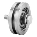 60mm Square groove wheel with 1 ball bearing