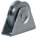 60mm Round groove wheel in fixed bracket