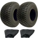 Set of 2 - 18x8.50-8 4pr Wanda P332 grass tyre TL & 18x8.50/9.50-8 TR13 Tube