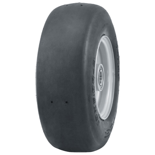 11x4.00-5 4pr Wanda P607 rib tyre E-marked TL on steel rim 20mm ball bearing 80mm hub length, 280kg load capacity