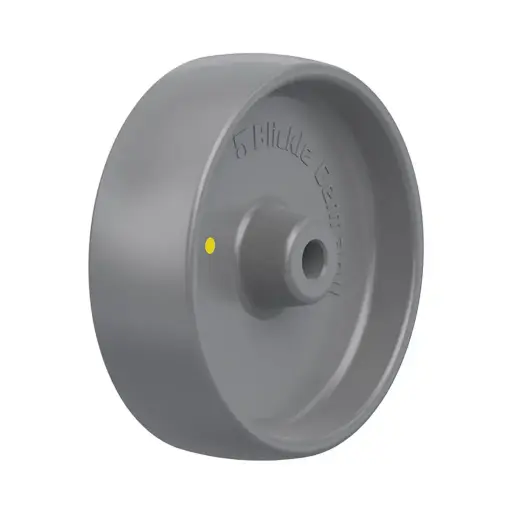 PO 125/12G-ELS Wheel series 125mm electrically conductive grey nylon 12mm bore hub length 45mm plain bearing 300kg