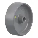 PO 150/20G-ELS Wheel series 150mm electrically conductive grey nylon 20mm bore hub length 60mm plain bearing 400kg