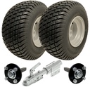 ATV Trailer Kit, 2x(18x8.50-8 4pr P332 Grass tyre, Hub/stub axle 35x35mm) 1x off-road swivel hitch 750kg load capacity