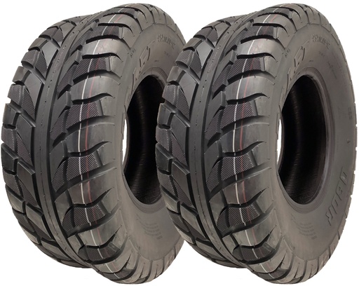 Set of 2 - 25x10.00-12 6ply OBOR Beast tyre TL
