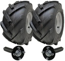 Trailer kit - 2 wheel - 18x9.50-8 Open Centre tyre 4/100mm, Hub/stub axle 35x35mm - no coupling